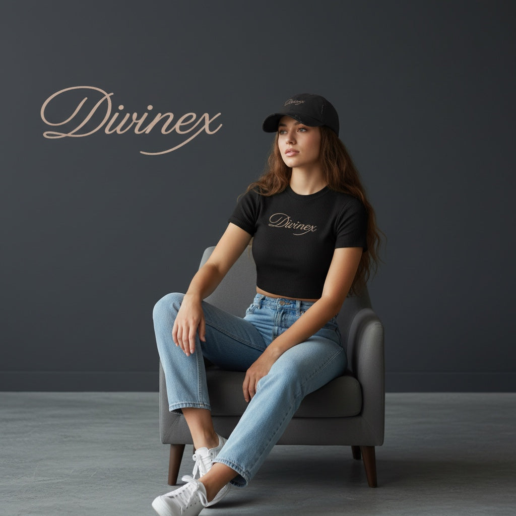 DivineX Script Vintage Cap