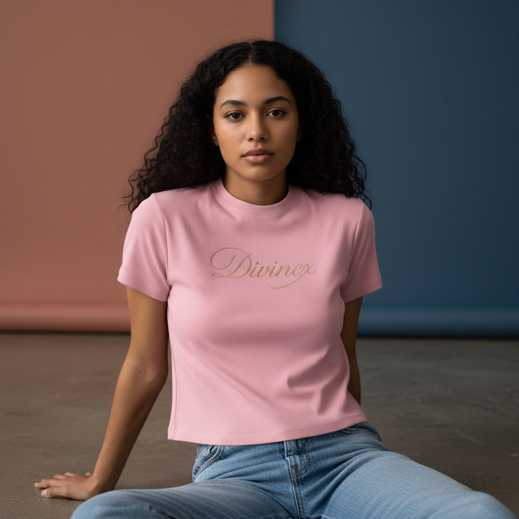 DivineX Signature Slim Mock-Neck Tee