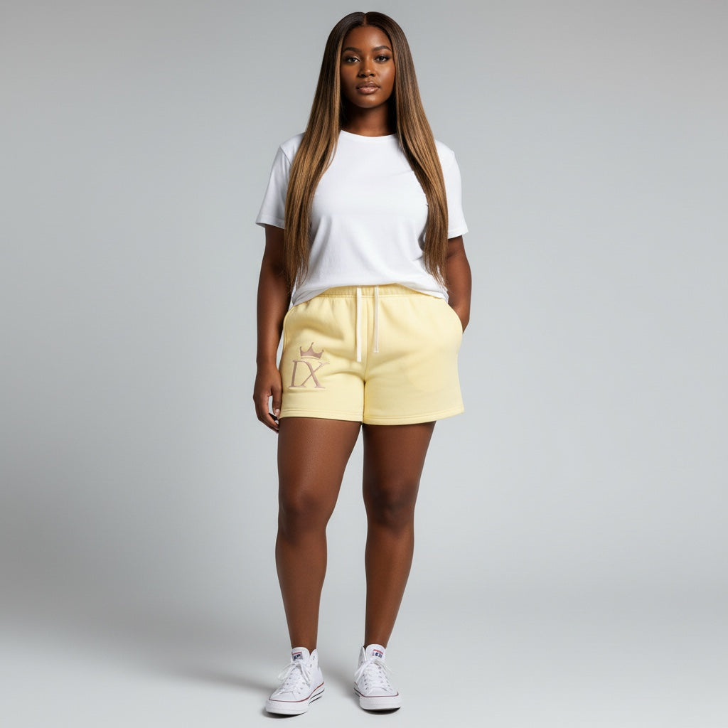 Crowned Luxe Fleece Shorts