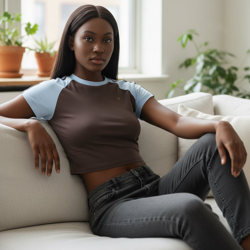 DivineX Contour Stripe Raglan