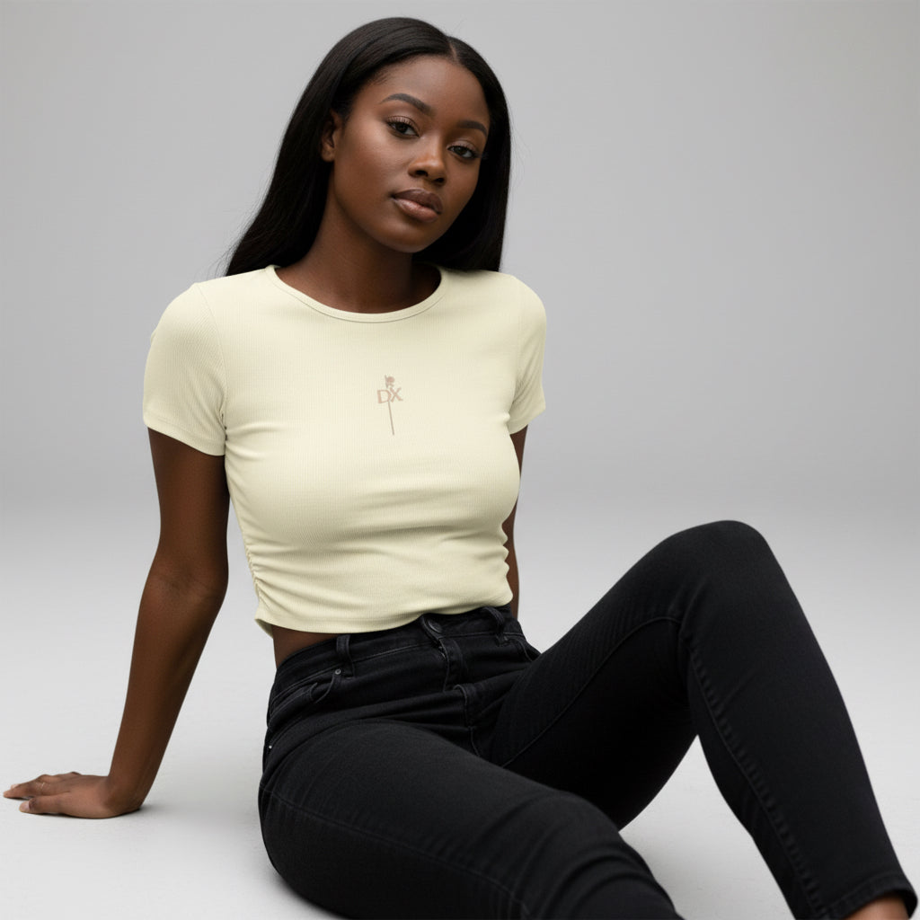 DX Silhouette Ruched Crop