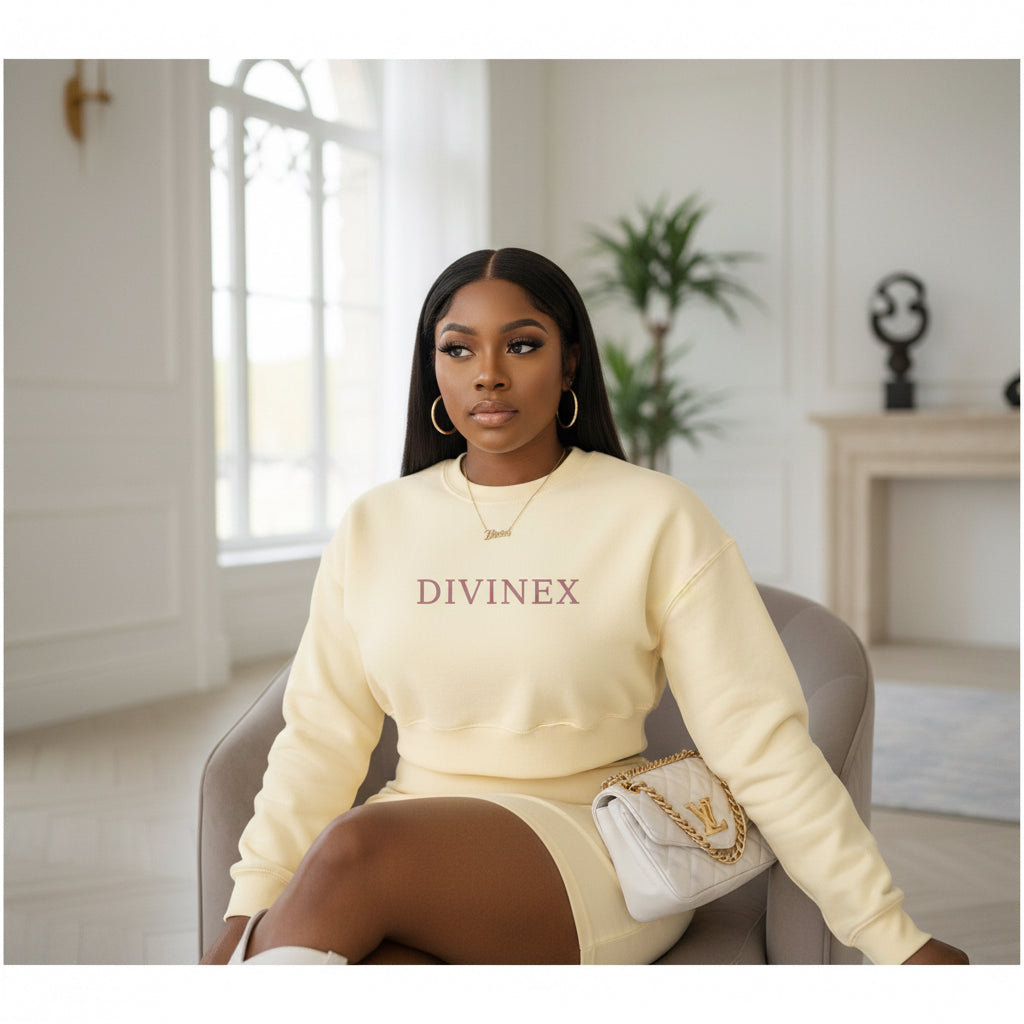 DivineX Signature Crop Sweat