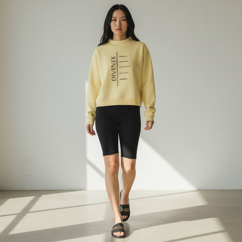 Nocturne Mock-Neck Crew