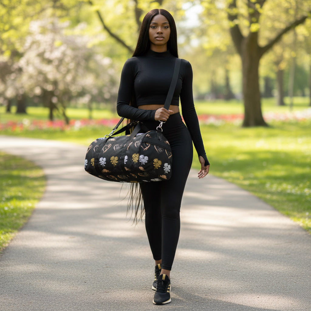 DivineX Noir Bloom Duffel