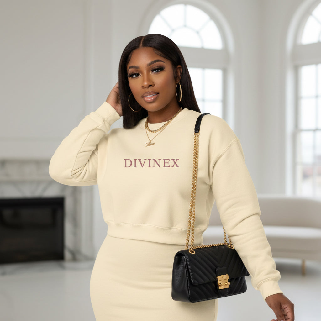 DivineX Signature Crop Sweat