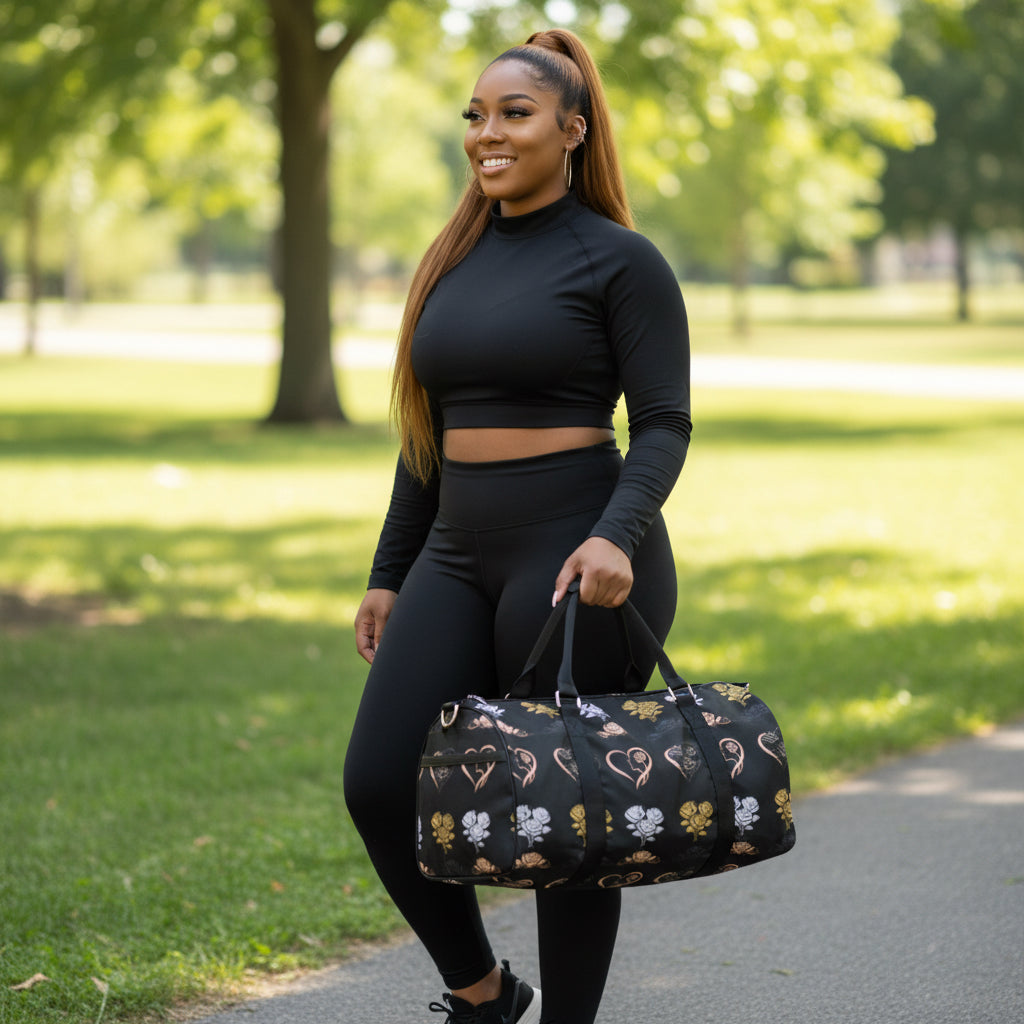 DivineX Noir Bloom Duffel