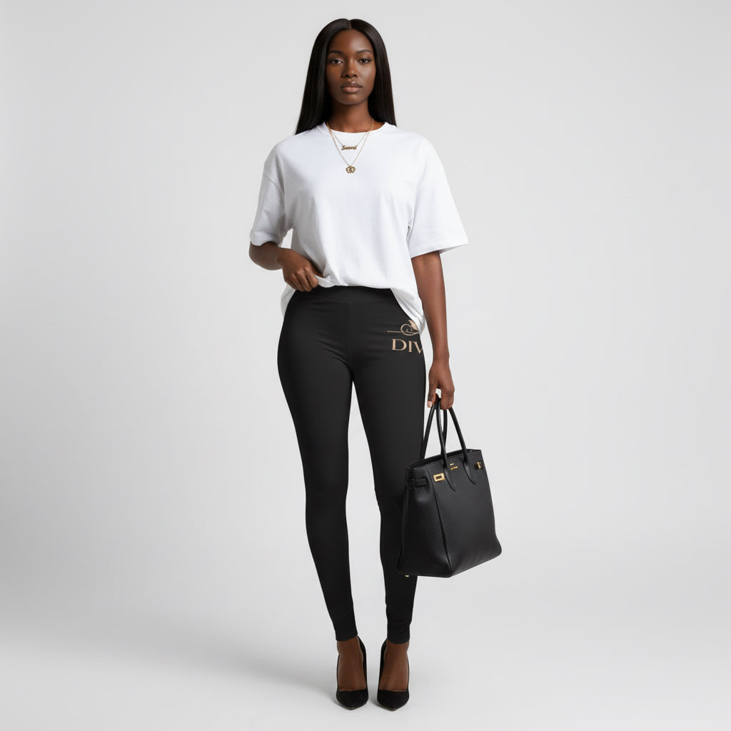 DivineX Noir Rose Legging