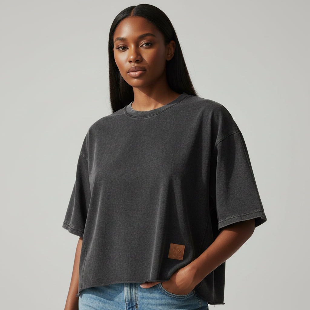 DivineX RoseStamp Boxy Tee