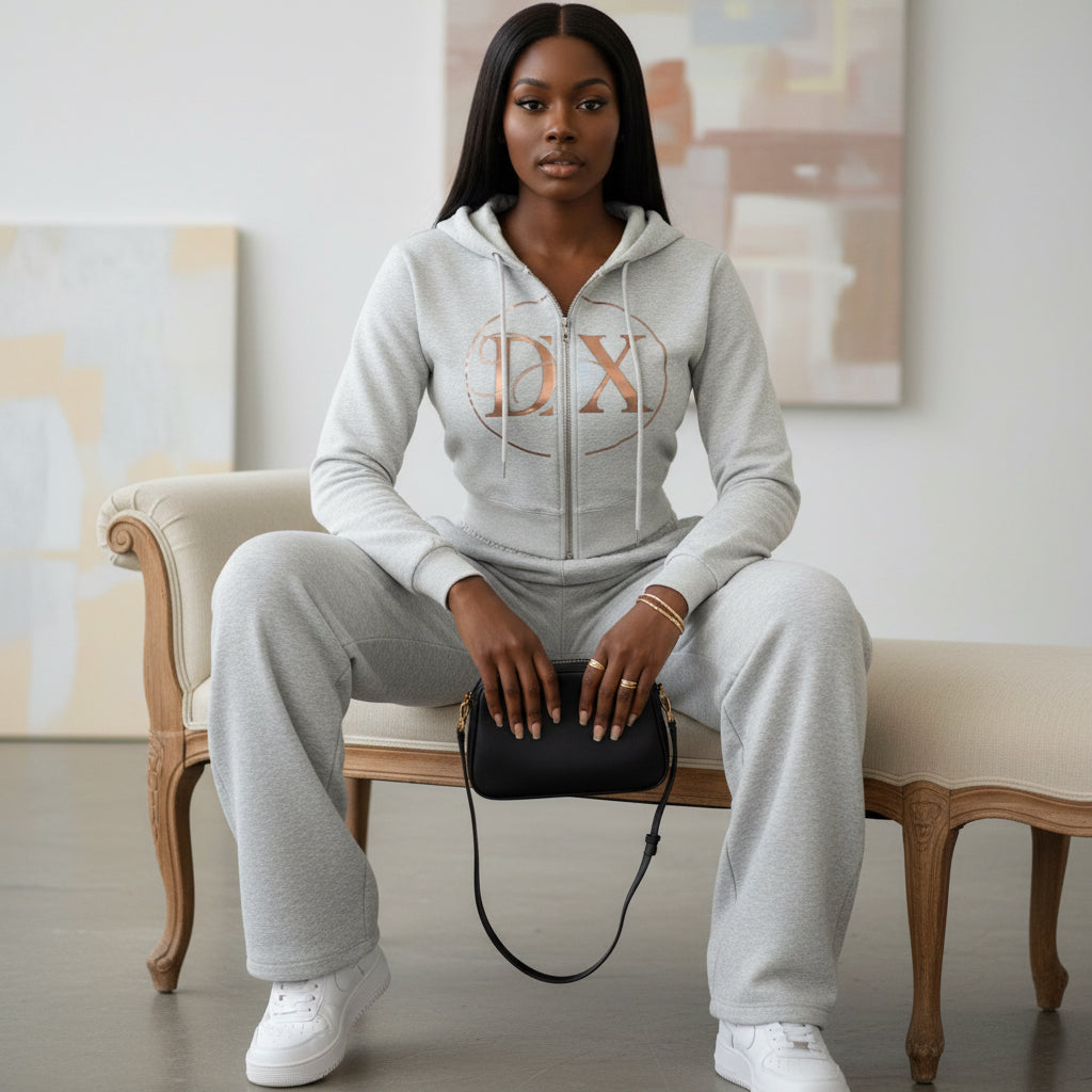 DivineX Ascend Zip Crop Hoodie