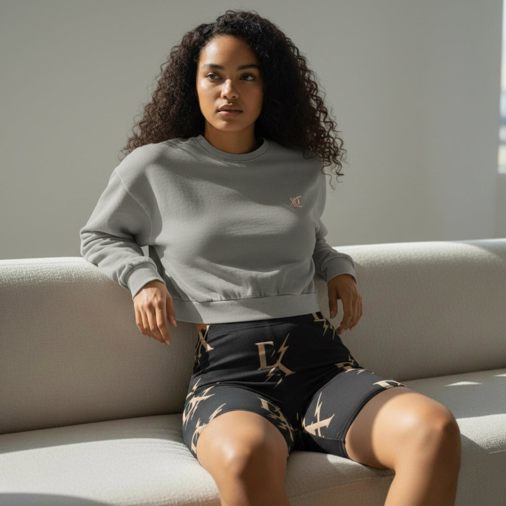 DivineX Vintage Crop Sweat
