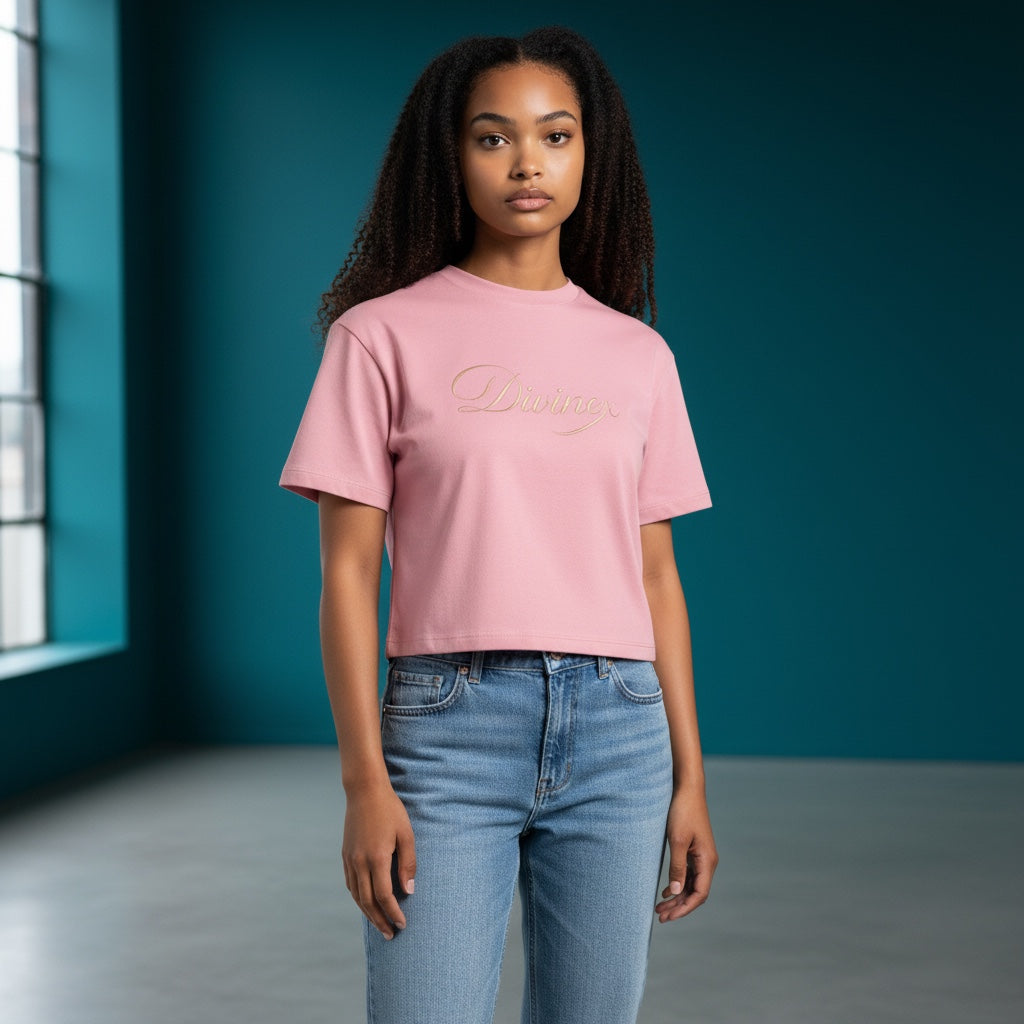 DivineX Signature Slim Mock-Neck Tee