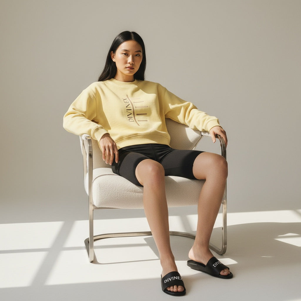 Nocturne Mock-Neck Crew