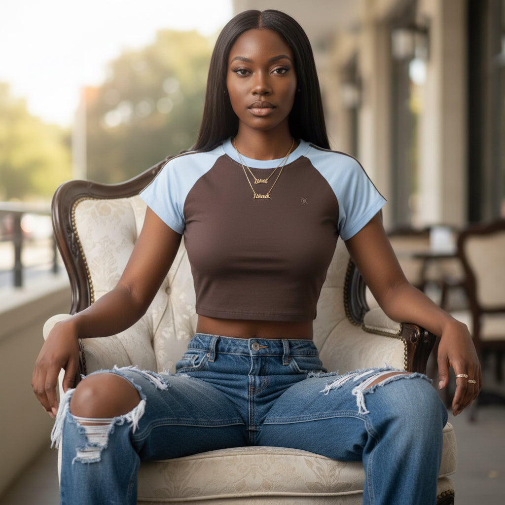 DivineX Contour Stripe Raglan