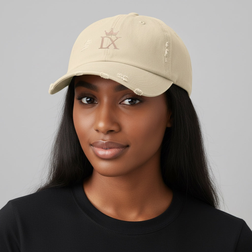 DX Royal Crown Distressed Cap