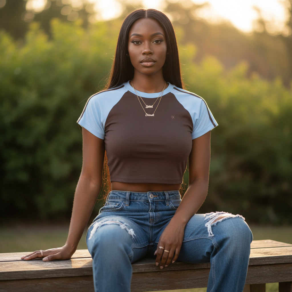 DivineX Contour Stripe Raglan