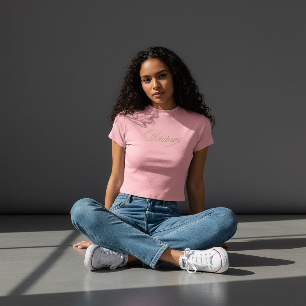 DivineX Signature Slim Mock-Neck Tee