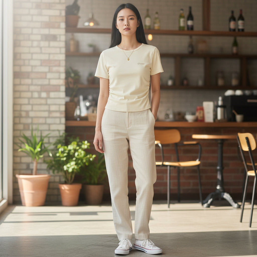 DivineX Silhouette Ruched Crop